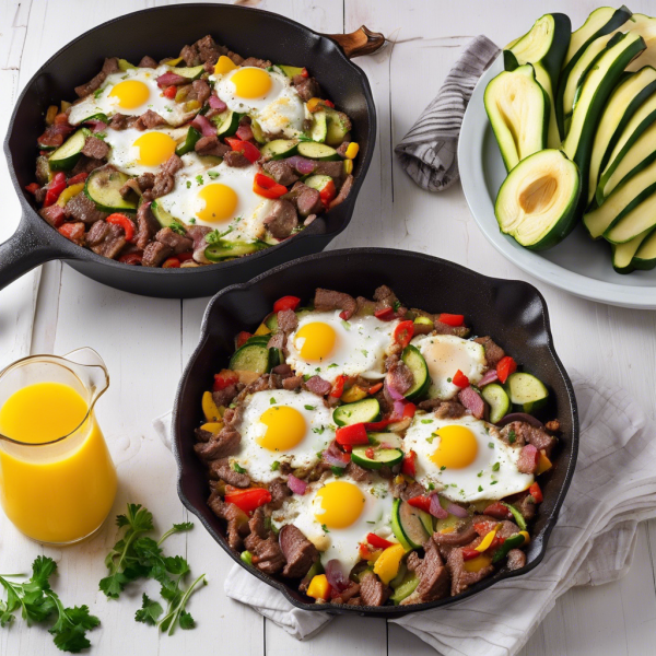 Beef and Veggie Breakfast Skillet