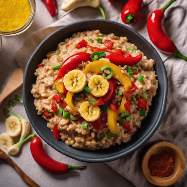 Spicy Banana Oatmeal Stir-Fry