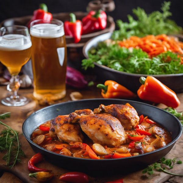 Beer-Braised Chicken