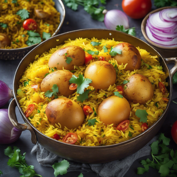 Spicy Egg Biryani