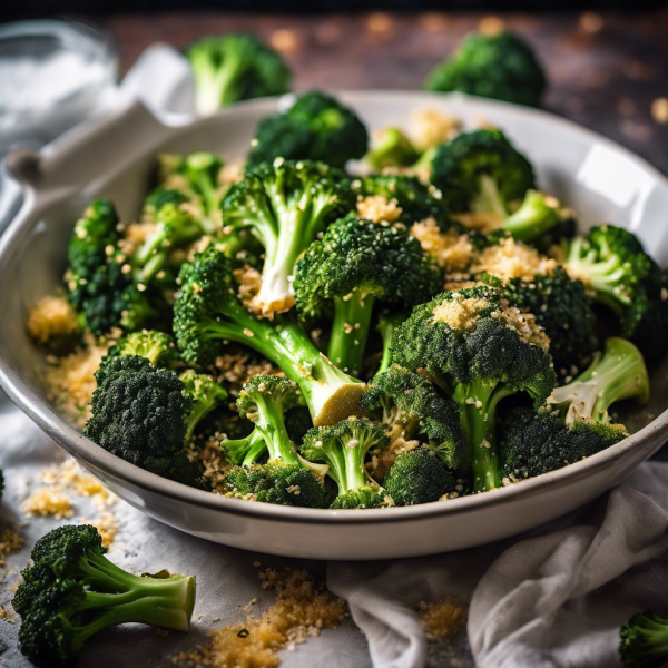 Garlic Roasted Broccoli with Parmesan