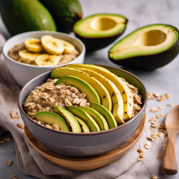 Avocado Banana Oatmeal Bowl