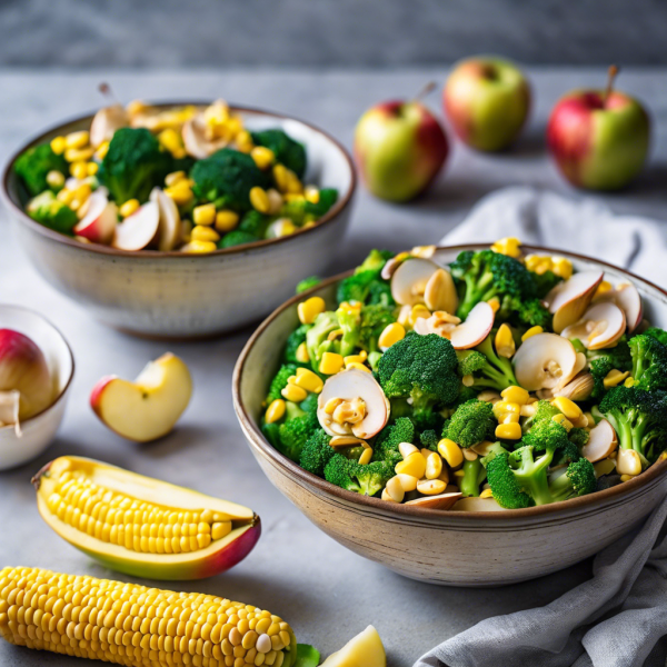 Chinese Apple and Broccoli Salad