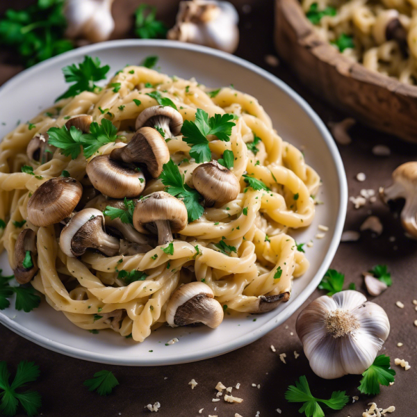 Garlic Mushroom Pasta