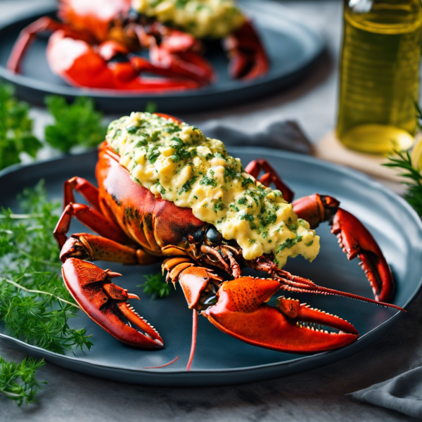 Grilled Lobster with Herb Butter