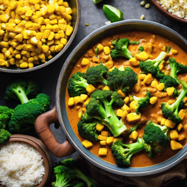 Broccoli and Corn Curry