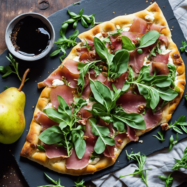 Pear and Prosciutto Flatbread