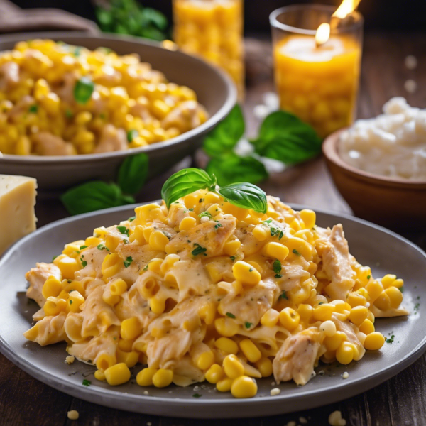 Cheesy Chicken and Corn Pasta