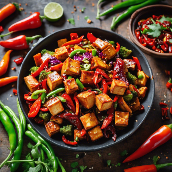 Spicy Sichuan Tofu Stir-Fry