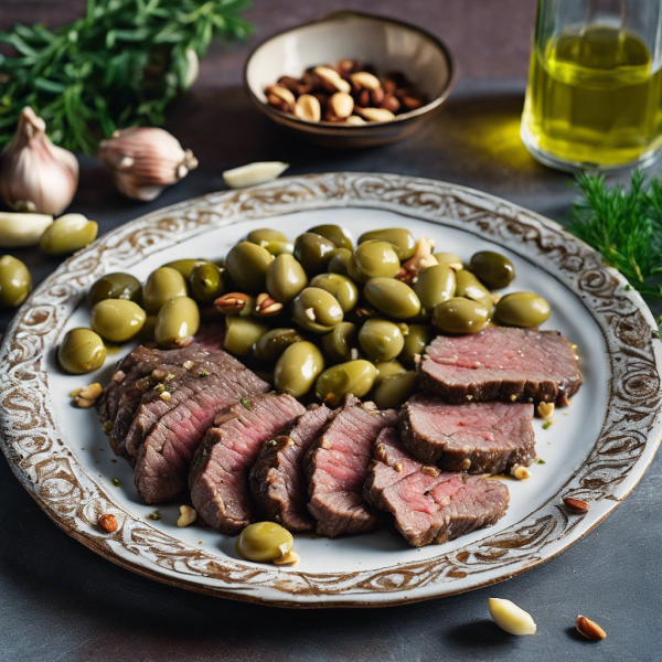 Lebanese Vegetarian Beef and Nut Appetizer