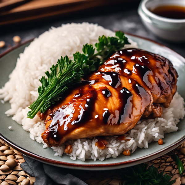 Soy Glazed Chicken with Rice