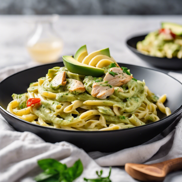 Creamy Avocado Chicken Pasta