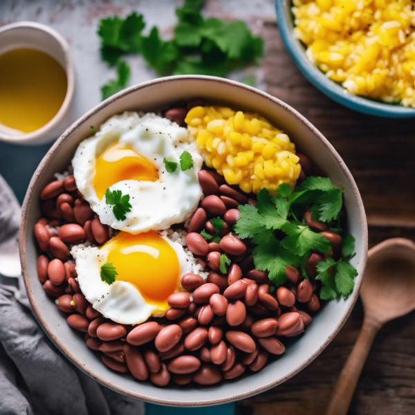 Bean and Rice Breakfast Bowl