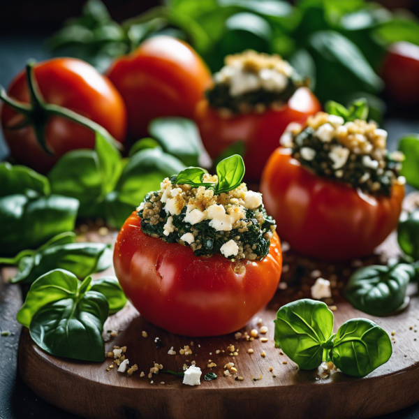 Stuffed Tomato with Quinoa and Spinach