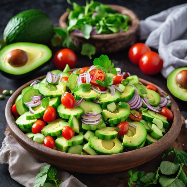 Cucumber and Avocado Salad