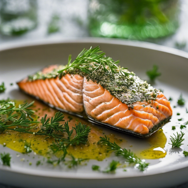 Herb-Crusted Baked Salmon