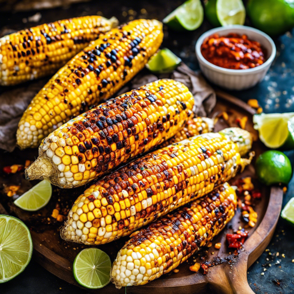 Grilled Corn with Chili Lime Butter