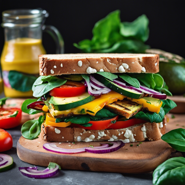 Grilled Vegetable Sandwich