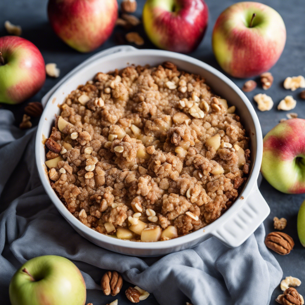 Keto Apple Nut Crumble