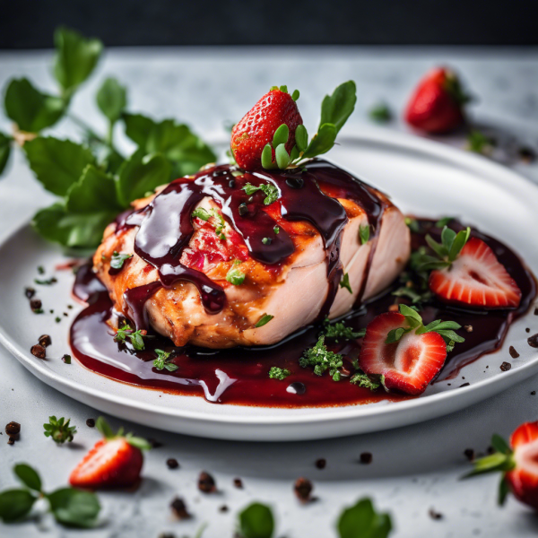 Strawberry Balsamic Glazed Chicken