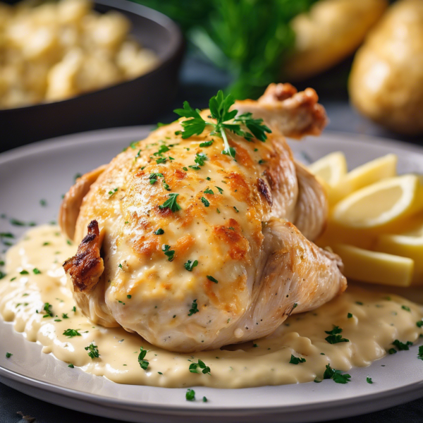 Creamy Baked Chicken with Mayonnaise