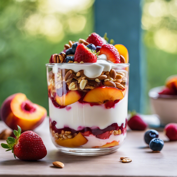 English Summer Fruit Yogurt Parfait