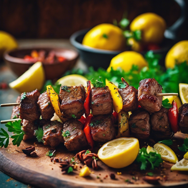 Arabian Spiced Lamb Kebabs