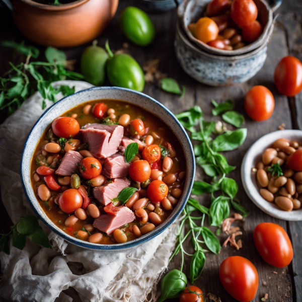 Arabic Tuna and Bean Stew