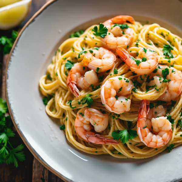 Garlic Butter Shrimp Pasta