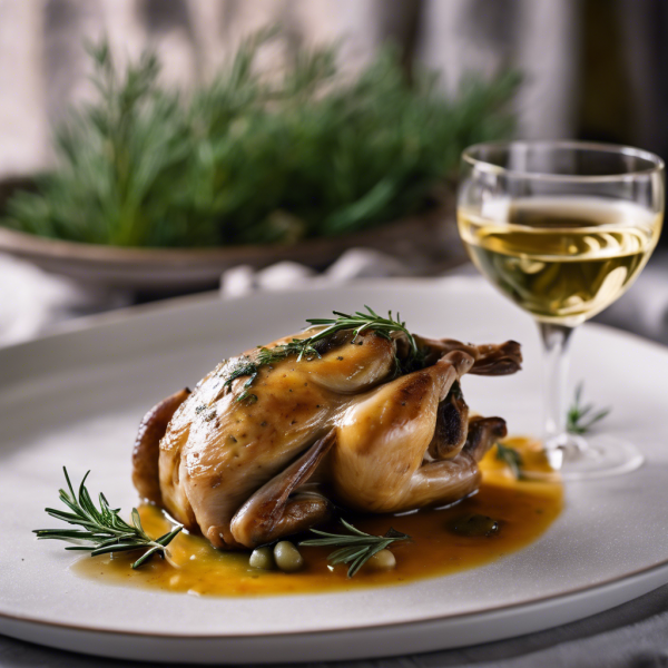 Braised Rabbit with Rosemary and White Wine