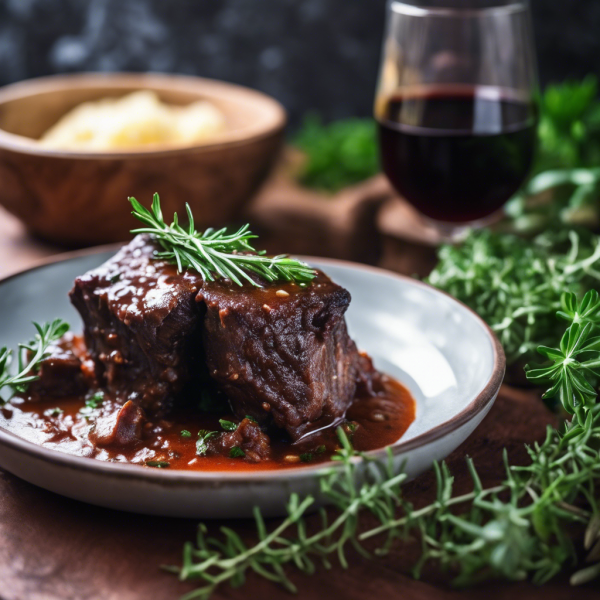 Red Wine Braised Short Ribs