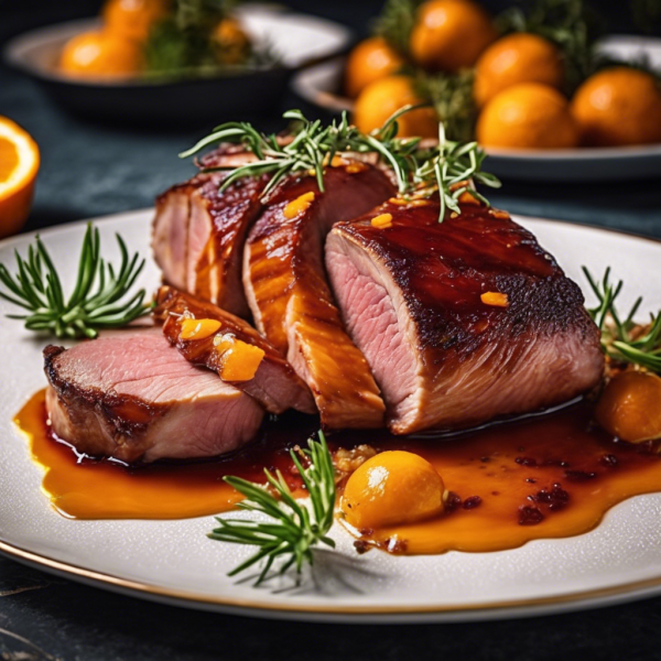 Orange Glazed Duck Breast