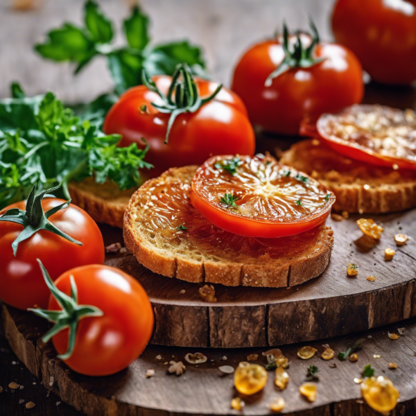 Tomato and Caramelized Onion Bruschetta