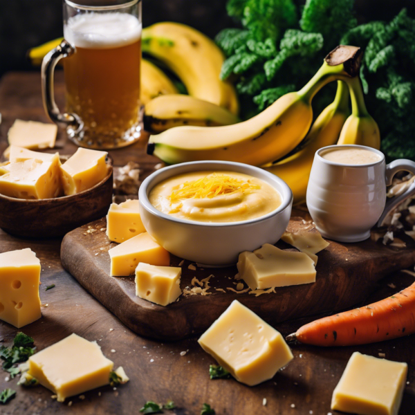 Banana and Beer Cheese Fondue