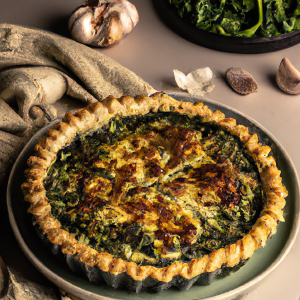 Italian Herb Spinach Quiche