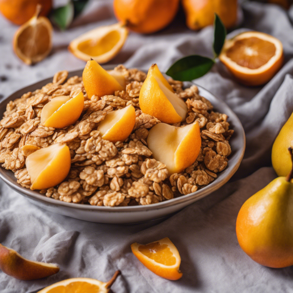 Citrus Pear Oatmeal Crisp