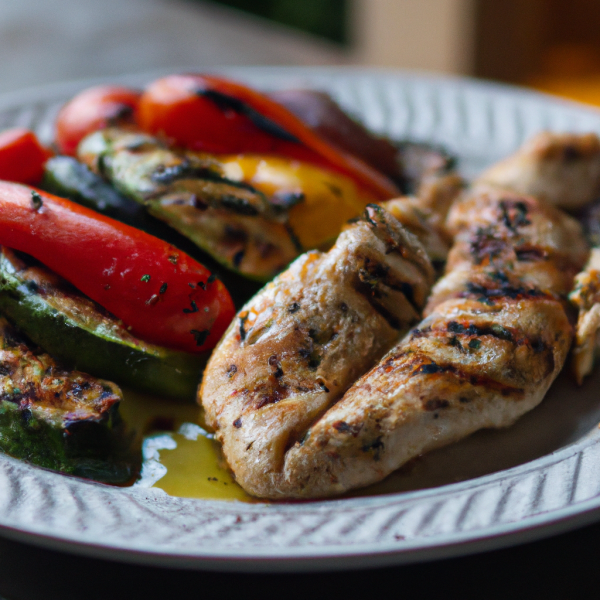 Herbed Grilled Chicken with Vegetables