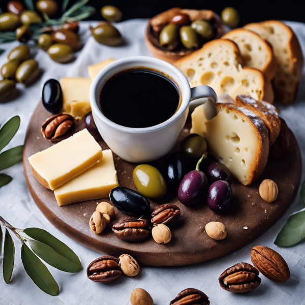 Italian Cheese and Olive Crostini