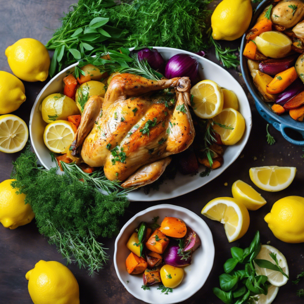 Lemon Herb Chicken with Roasted Vegetables