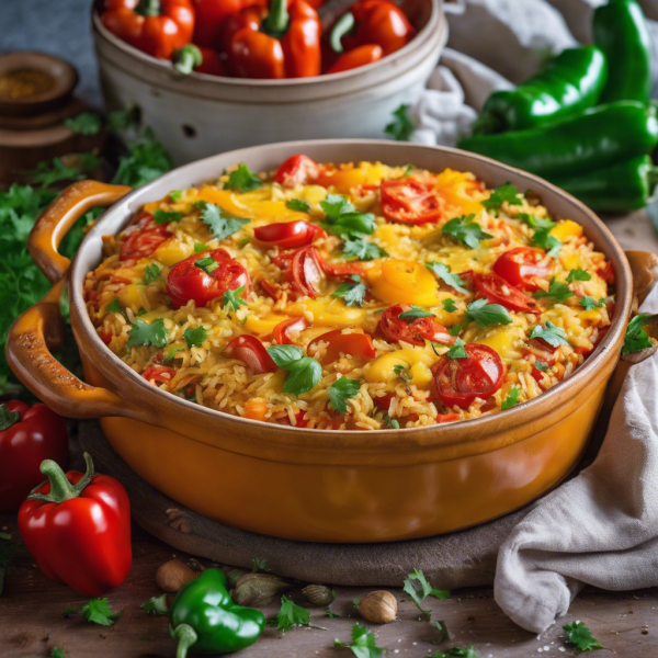 Spicy Vegetable Rice Bake