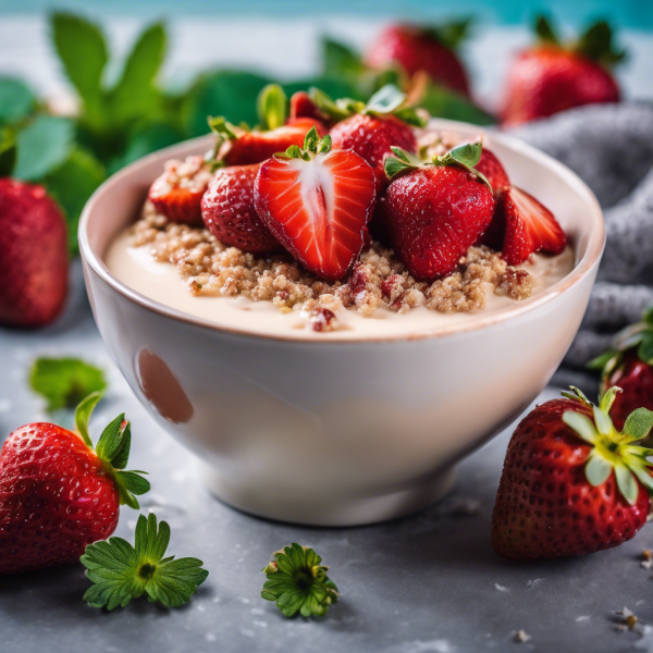 Strawberry Milk Quinoa Bowl