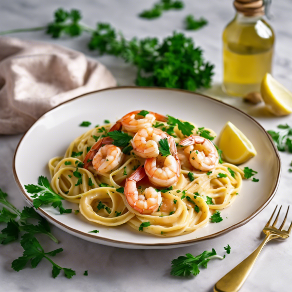 Garlic Butter Shrimp Pasta