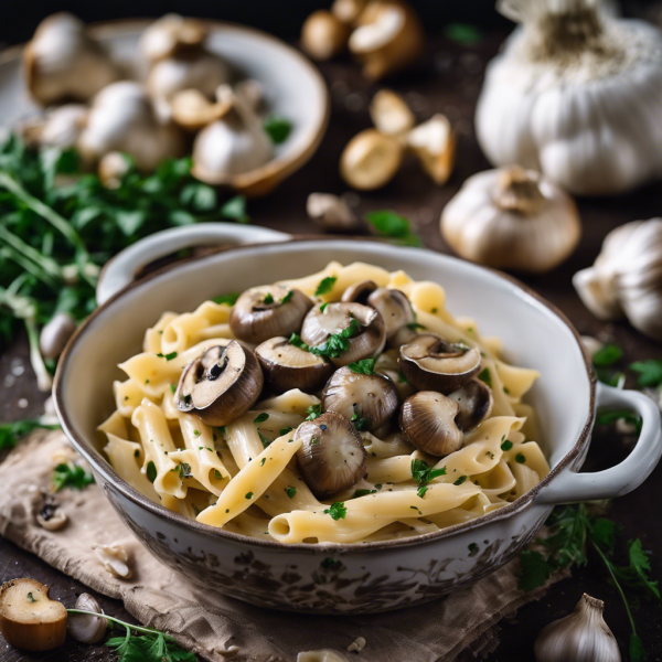 Garlic Mushroom Pasta