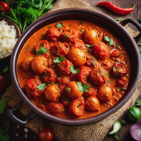 Spicy Tomato Onion Curry