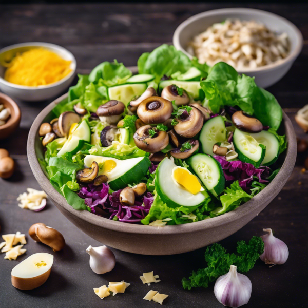 Garlic Mushroom Salad