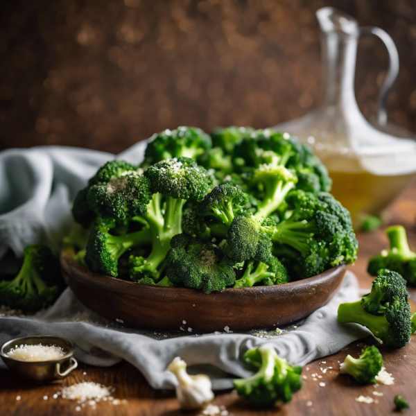 Garlic Roasted Broccoli with Parmesan