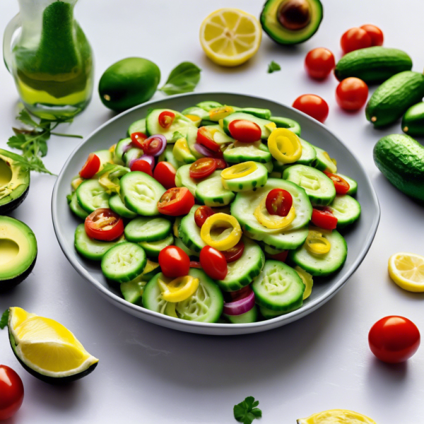 Cucumber Avocado Salad