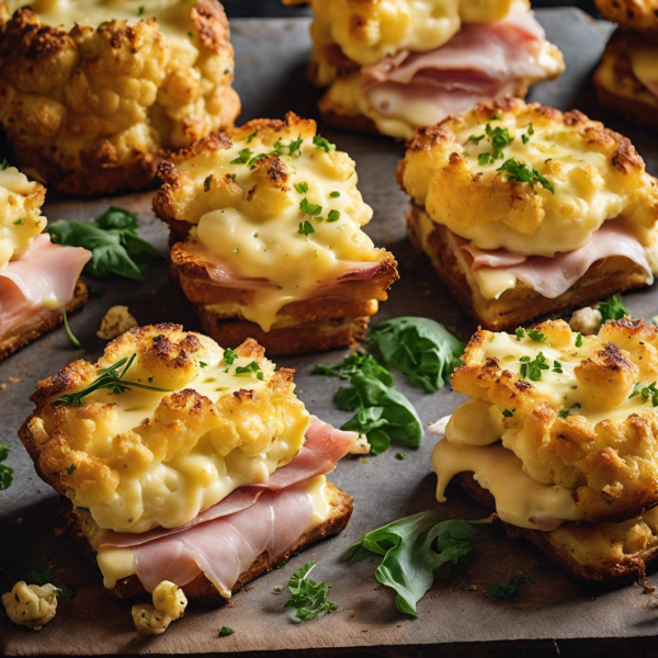 Cauliflower Croque Monsieur Bites