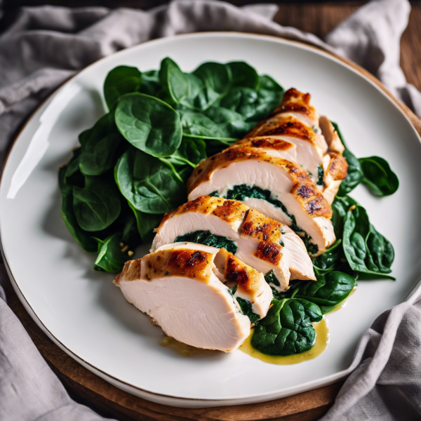 Creamy Spinach Stuffed Chicken Breast