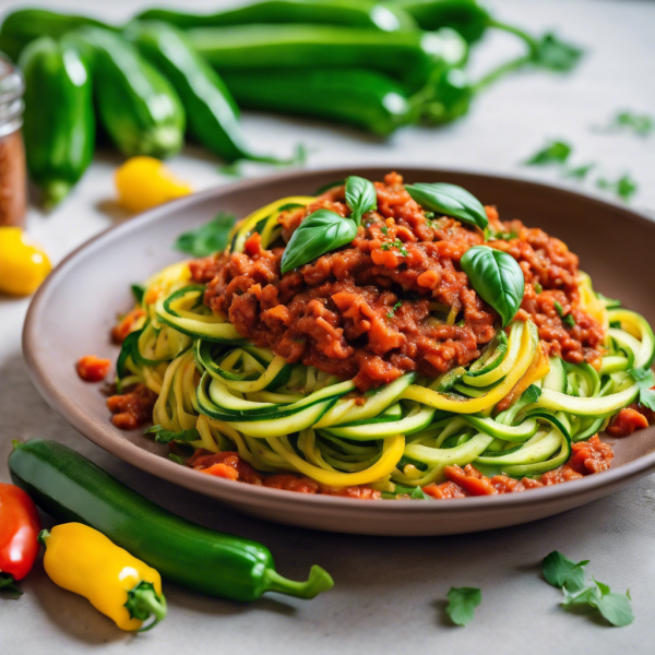 Zucchini Noodles with Turkey Bolognese